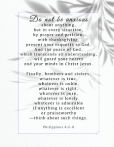 Philippians 4:6-8